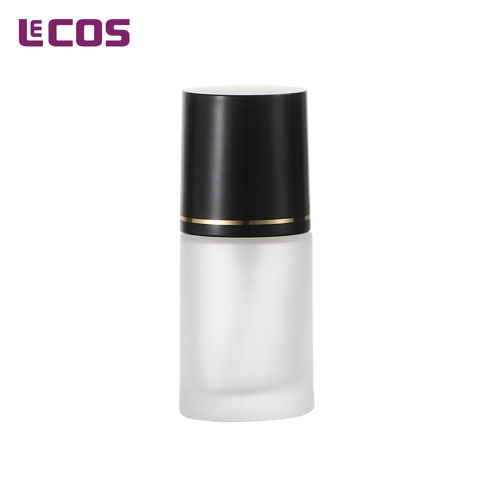 30ml Oval Shape Glass Bottle with Pump