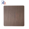 316L hairline dark bronze color decorative stainless steel sheet hairline finish copper plated coated stainless steel sheet