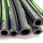 3/8 inch SAE 100R2AT/2SN high pressure steel wire braid oil resistant rubber nail excavator hydraulic hose