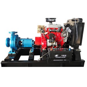 4 cylinder diesel engine 6 inch farm irrigation movable water pump
