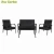 Import 4 pcs Modern Aluminium Wicker Rattan Outdoor Furniture Garden Sofa Sets KD from China