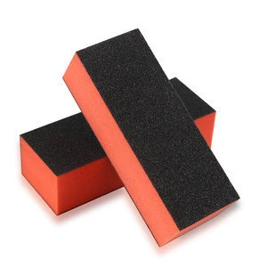 4 Side Nail Block Buffer Manicure Sanding Block Sponge for Salon Nail Art Use