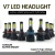 Import 4 sides led light conversion kit low beam headlight bulb h7  led h11 bulb wholesale auto led headlight from China