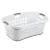 Import 400143  Factory Production High Quality white pp plastic laundry basket from China