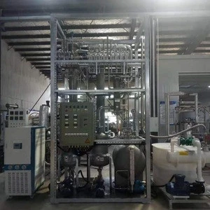 40L/hr  160L/hr 320L/hr 500L/hr Hemp crude oil extraction machine falling film evaporator for ethanol recovery