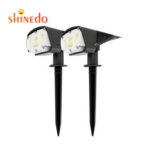 42 LED Upgraded Solar Lights Landscape Spotlights 2-in-1 IP67 Waterproof Bright 3 Mode Solar Powered Wireless Outdoor Lawn Light