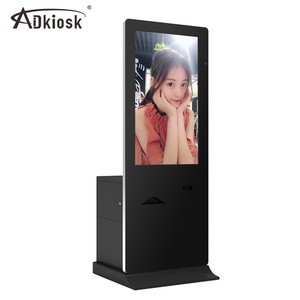 43 inch customized standalone lcd touch screen all in one pc  photobooth kiosk