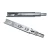 Import 45mm stainless steel rail  telescopic channels drawer slidel runner rail from China