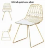 (4pcs price)online buying french style high back gold lucy industrial dining arrow chair for hotel and restaurant