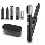 5 In 1 One Step Hair Dryer & Volumizer Rotating Hairdryer Hair Straightener Comb Curling Brush For Hair Styling Tool