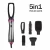 Import 5 In1 Electric Blow Dryer Comb Hair Curling Wand Detachable Hair Brush Kit Negative Ion Hair Dryer from China