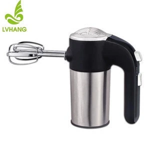 5 speed stainless steel food hand mixers with beaters and dough hooks