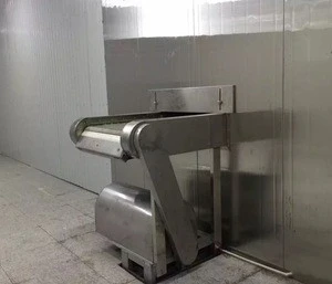 500kg/h Air Blast IQF tunnel Freezer for Fish Sea Food Plant