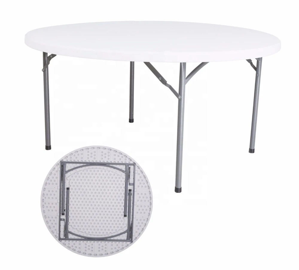 5ft outdoor table furniture Cheap Price Plastic catering dining folding Tables and Chairs wholesale price