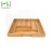 Import 6 Compartments Totally Bamboo Expandable Kitchen Cutlery Tray with Two Adjustable drawer from China