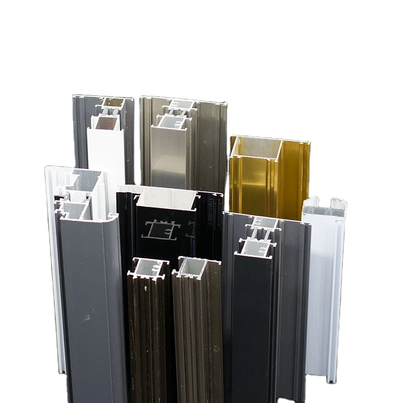 6063 T5 anodized colored aluminum channel extrusions profiles extruded aluminum trim shapes for Window Door