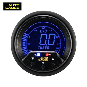 60mm 4 color Electrical auto Boost EVO Gauge meter