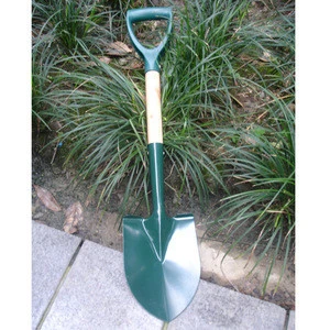 68cm Garden hand shovel Garden Spade Snow Sand Round head wooden Handle Outdoor Spade Rocksalt Hand Shovel