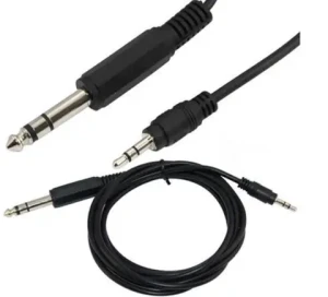 6Ft 1.8m 1/4" 6.35mm TRS stereo male to 1/8" 3.5mm male plug Aux cable Cord 3.5mm Audio Cable Connector 2RCA Lotus One Point Two