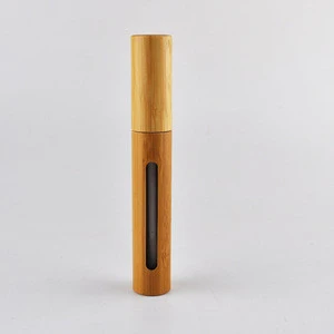 6ml high-grade bamboo empty mascara tube/lip gloss bottle/eyelash tube natural bamboo cosmetic packaging