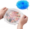 6pcs set Reusable and Durable Silicone Stretch Food Covers Bowls Cups fresh Lids
