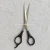 Import 7&quot; Stainless steel hairdressing scissors with plastic handle and coating molybdenum on blade for hair salon of Yangjiang from China