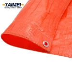80gsm Orange Color PE Tarpaulin For Construction and Building Tarp of Dubai Market