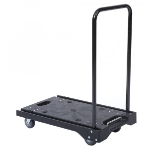80KG Industrial Portable Plastic Foldable Hand Truck Hand Push Carts Trolleys