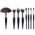 Import 8PCS Makeup Cosmetic Brush Set with Synthetic Hair from China