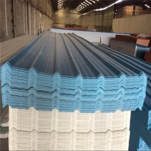 900mm-1360mm heat insulation plastic UPVC roofing tile material/corrugated PVC roof panel sheet