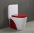 Import 9168 China manufacturer cheap black toilets colored one piece toilet bowl from China