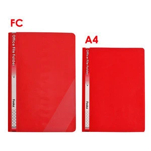 A4 FC Solid Color Plastic Office File Folder