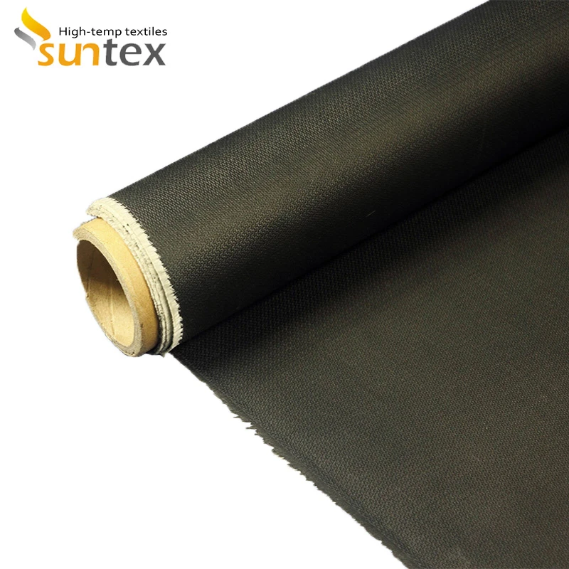 Acrylic Coated Glass Fibre Cloth Heat Resistant Textile High Temperature Resistant Fiberglass Fabric