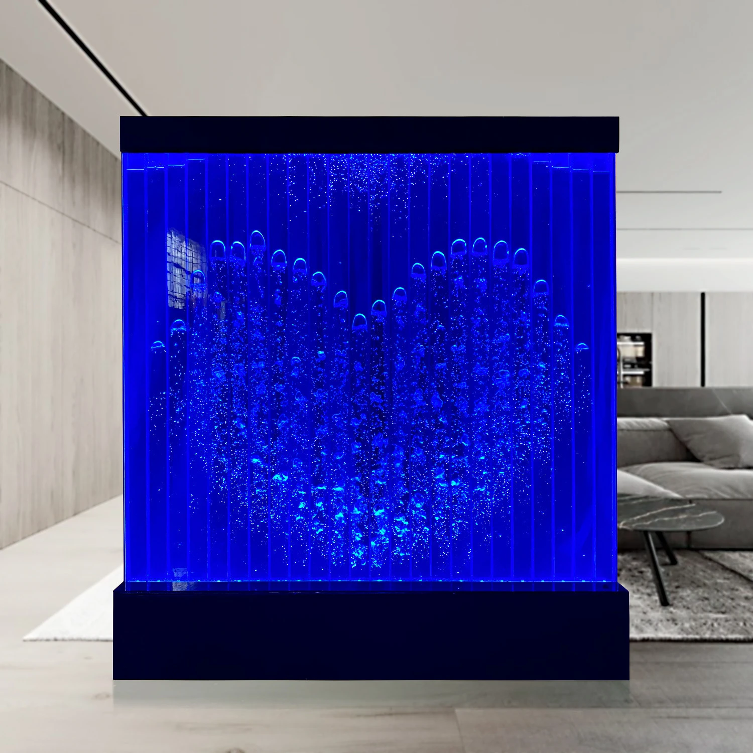 Acrylic water bubble wall with bullets bubble used as room dividers screen