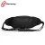 Import Adjustable elastic 600d black fitness fanny pack outdoor belt running sports waist bag from China
