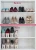 Import Adjustable Shoe Stacker Shoe Rack,Shoe Slots Space Saver in Closet,Beige Grey White Pink Other from China