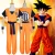 Import Adult Men Anime Goku costume Suit christmas costume set Fancy Halloween Cosplay Suit from China