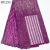 Import African chemical lace tulle lace fabric french bridal lace with sequins and pearls from China