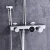 Import AIM copper shower set China manufacturer 4 functions shower set 9 inch bathroom smart shower set from China