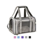 Airline Approved Custom Color Logo Foldable Portable Soft Pet Carrier Dog Cat Travel Bag