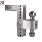 Aluminum Adjustable Trailer Drop Ball Mount Tow Hitch Ball Mount