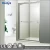 Import Aluminum alloy frame portable shower screen double sliding door with 304 stainless steel hardware from China