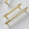 Aluminum alloy T bar kitchen cabinet furniture door and drawer handle  Handle foot removable