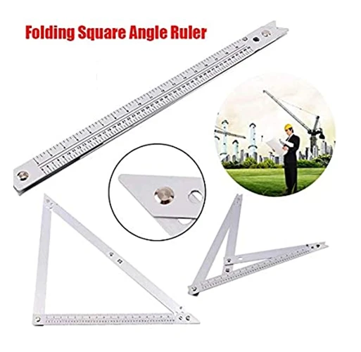 Aluminum foldable Frame Triangle Ruler, 24/48 Inch woodworking
