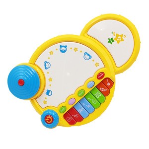 Amazing colorful musical instruments education drum toy battery operated multifunctional kids toy