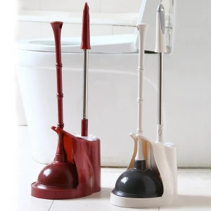 amazon hot sale bathroom toilet plunger and brush set high quality toilet bowl brush and plunger