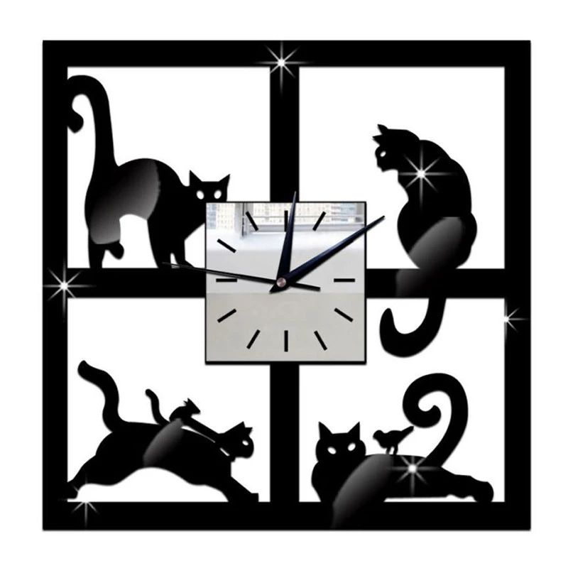 Amazon hot sale Decorative Wall Clock Home Decoration Acrylic Wall Clock for living room