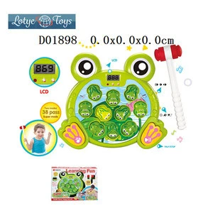Amazon hot sells Interactive Whack A Frog Game toys for kids Developmental Toy