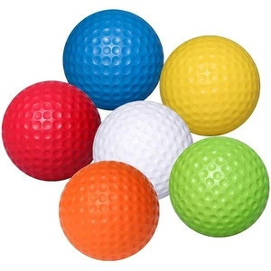 Amazon OEM Wholesale Golf Foam Balls Practice Custom Logo Indoor Outdoor Training Golf Ball  for High Quality