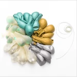 Amazon popular metal green chrome gold silver balloon wreath arch sleeve birthday decoration company holiday layout